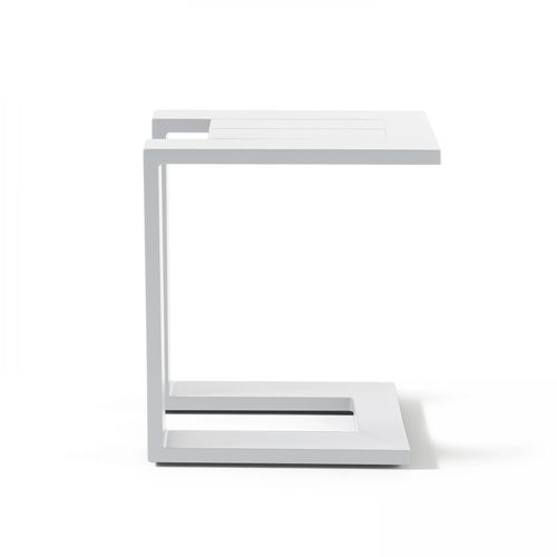 Tablette Pour Bain De Soleil En Aluminium Blanc