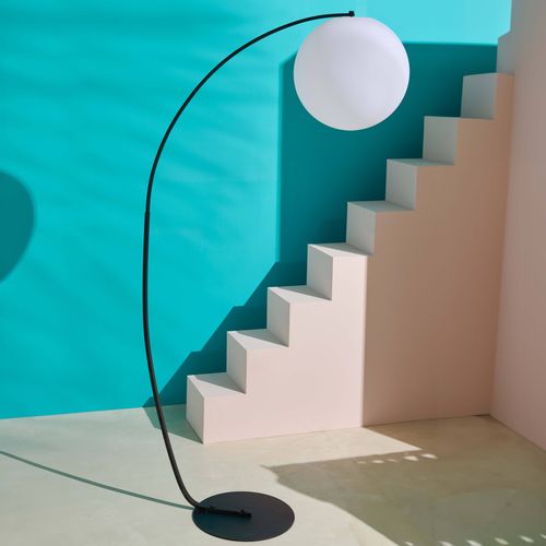 Lampadaire Arche Polyéthylène Noir Blow