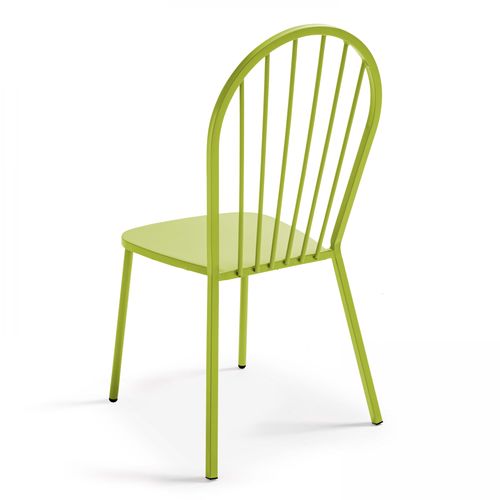 Chaise Bistrot En Métal Vert