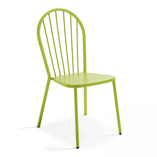 Chaise Bistrot En Métal Vert
