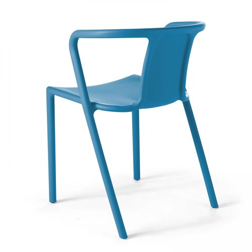 Lot De 4 Chaises Plastique Bleu