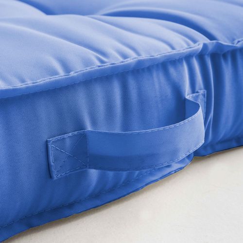 Pack Salon De Jardin Palettes Et Cousinage Bleu