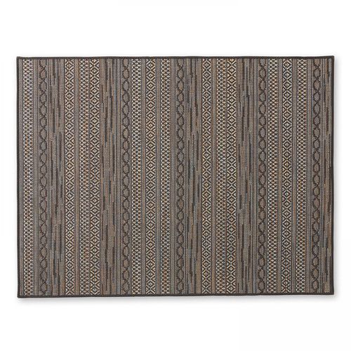 Tapis Rectangulaire En Polypropylène 120x160 Cm Noir Urda