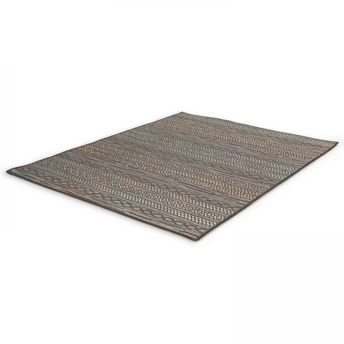 Tapis Rectangulaire En Polypropylène 120x160 Cm Noir Urda