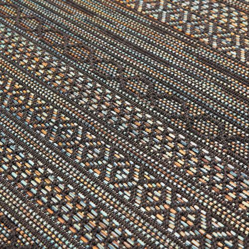 Tapis Rectangulaire En Polypropylène 160x230 Cm Noir Urda