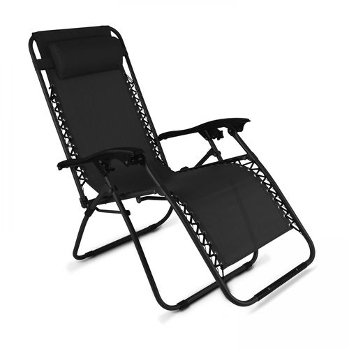 Lot De 2 Fauteuils D'extérieur Relax, Monaco Noir - Monaco