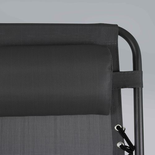 Lot De 2 Fauteuils D'extérieur Relax, Monaco Noir - Monaco