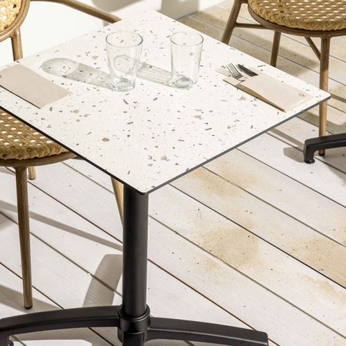 Plateau De Table Inclinable 60 Cm En Hpl, Opera Blanc - Opéra