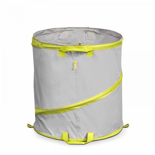 Lot De 3 Sacs à Déchets De Jardin 85l Polyester Gris Lesto