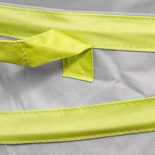 Lot De 3 Sacs à Déchets De Jardin 85l Polyester Gris Lesto