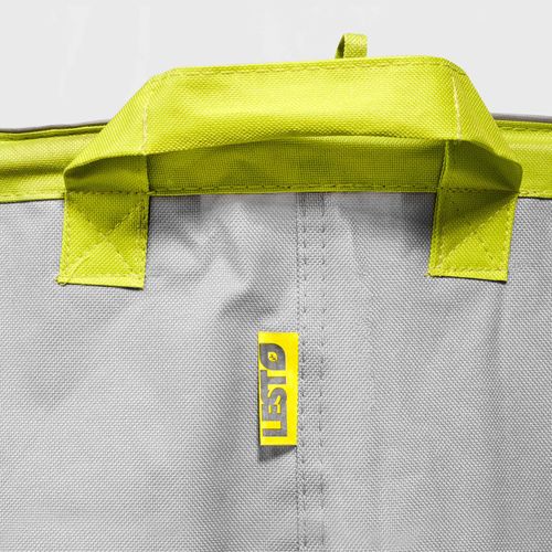 Lot De 3 Sacs à Déchets De Jardin 85l Polyester Gris Lesto