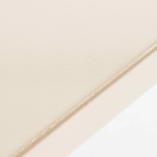 Table De Jardin En Acier 120 X 70 Cm Ivoire  Palavas