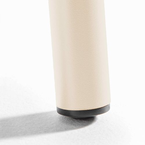 Table De Jardin Carrée En Acier Ivoire 120 Cm Palavas