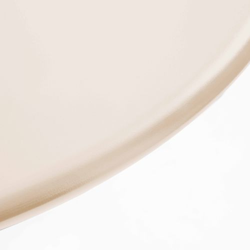 Table De Jardin Ronde En Acier Ivoire 120 Cm Palavas