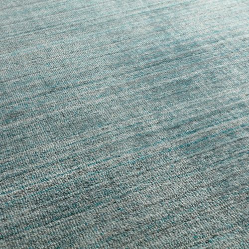 Tapis Chenille Rectangulaire Imprimé Nuancé Bleu Clair 160 X 230 Cm