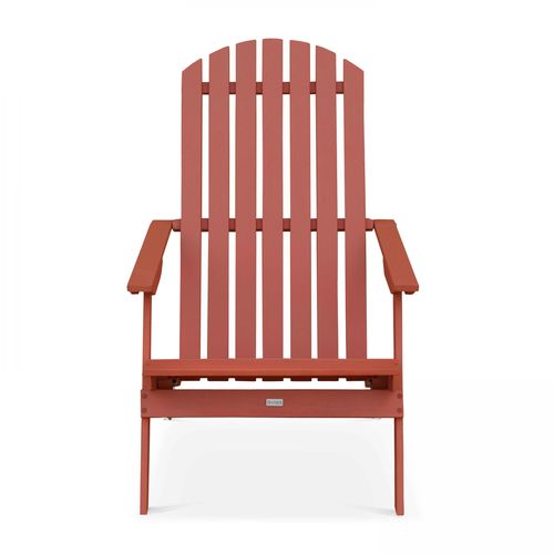 Fauteuil Relax Pliant En Bois D'eucalyptus Terracotta Calgary