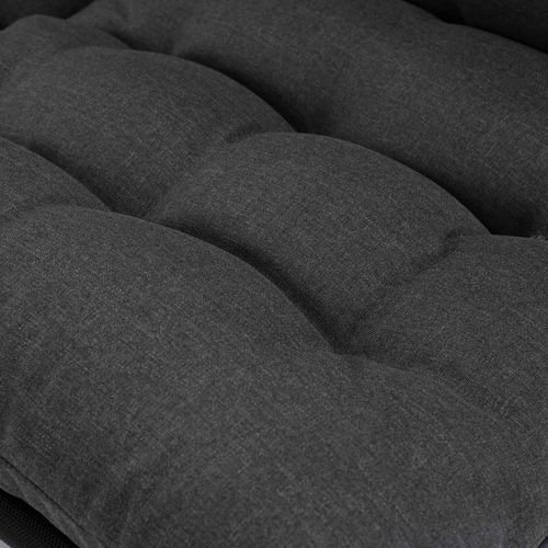 Salon De Jardin Bas 4 Places En Métal Noir