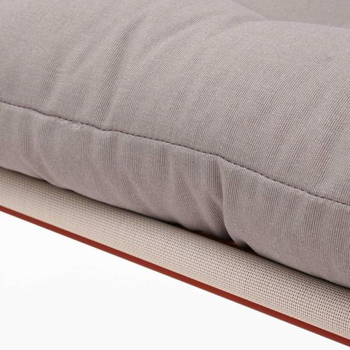 Salon De Jardin Bas 4 Places En Métal Terracotta