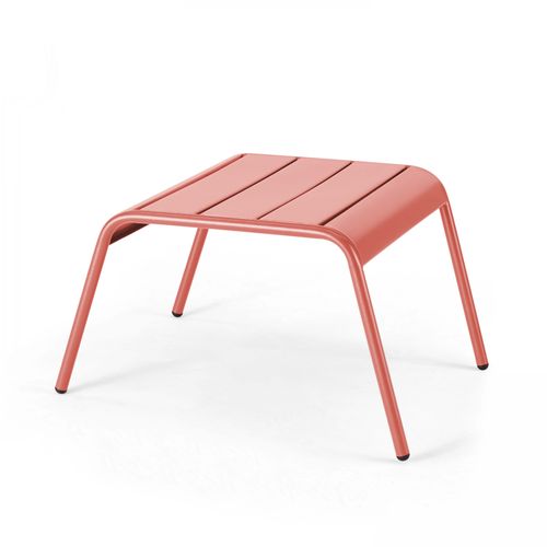 Lot De 2 Fauteuils Relax Avec Repose-pieds En Métal Argile Palavas