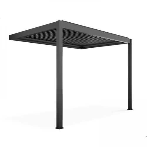 Pergola Bioclimatique Adossée 3x3m Et 2 Stores 2,66 X 2,34 M Oia