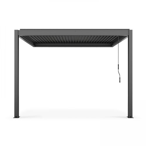 Pergola Bioclimatique Adossée 3x3m Et 3 Stores 2,66 X 2,34 M Oia