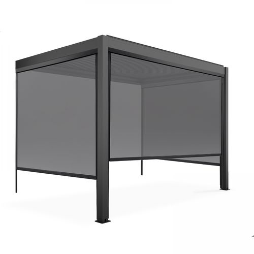 Pergola Bioclimatique Adossée 3x3m Et 3 Stores 2,66 X 2,34 M Oia