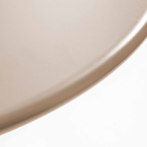Table De Jardin Bistrot Rabattable ⌀70cm Et 2 Chaises Style Bistrot, Palavas Taupe - Palavas