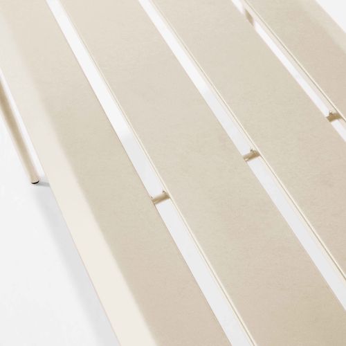 Banc Intérieur En Métal, Palavas Beige - Palavas