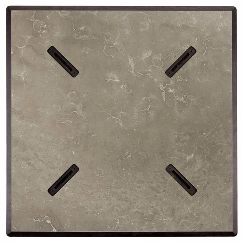 Plateau De Table Stratifié 70x70 Cm Marbre Beige  Opéra