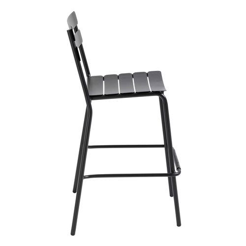 Chaise Haute De Terrasse Noire