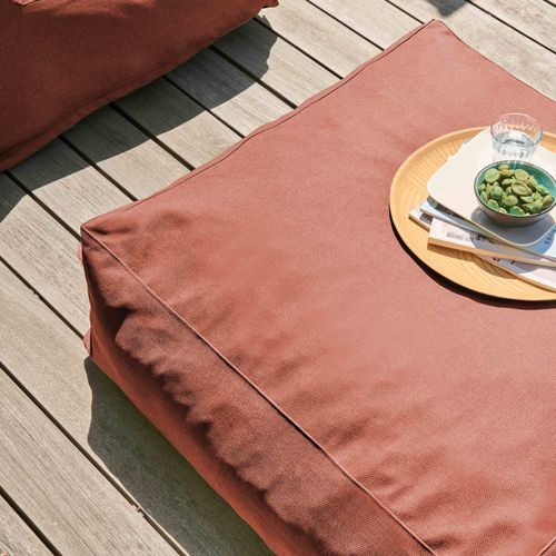 Pouf Pour Canapé Modulable Terracotta - Mixi