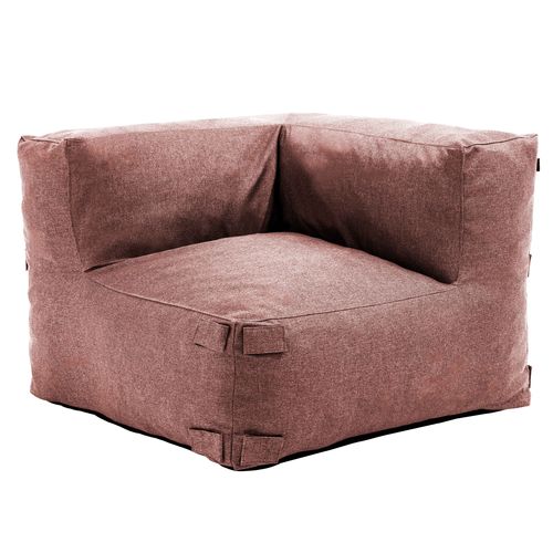 Fauteuil D'angle Pour Canapé Modulable Terracotta - Mixi