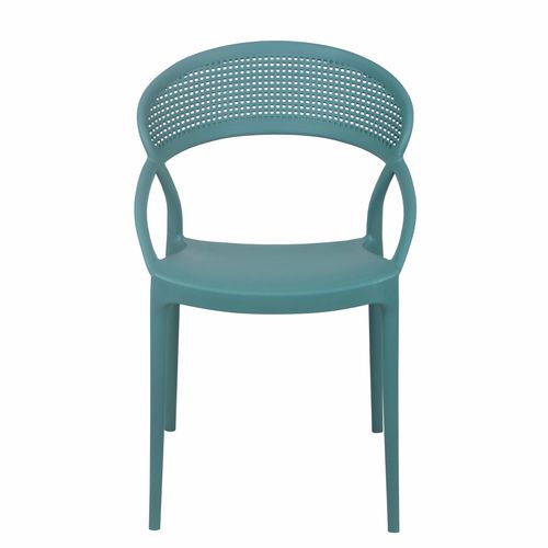 Lot De 4 Chaises De Terrasse Vert Foncé