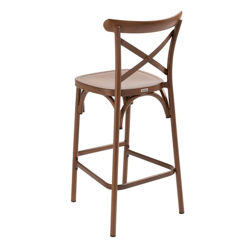 Chaise Haute De Terrasse Bois En Aluminium