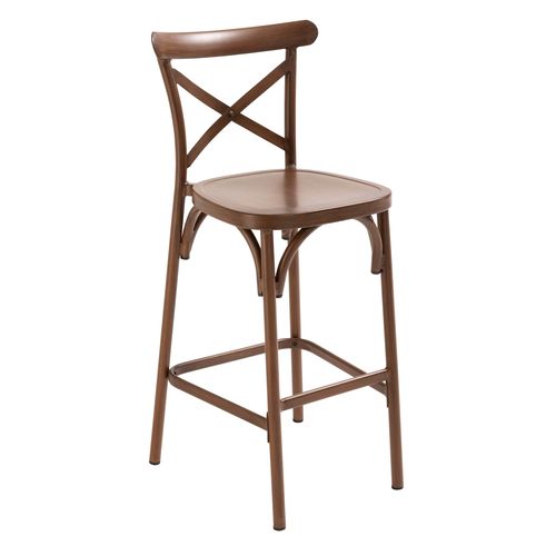 Chaise Haute De Terrasse Bois En Aluminium