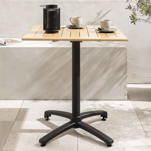 Plateau De Table Carré 70 X 70 Cm En Bois Newport Newport