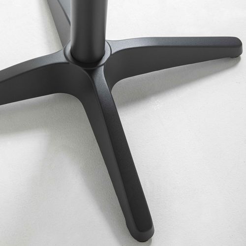 Pied De Table Noir En Aluminium 72 Cm Bradford Bradford