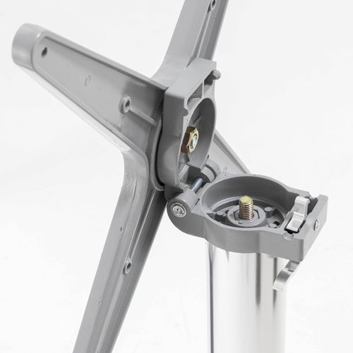 Pied De Table Avec Système Inclinable 72 Cm En Aluminium Gris Derby