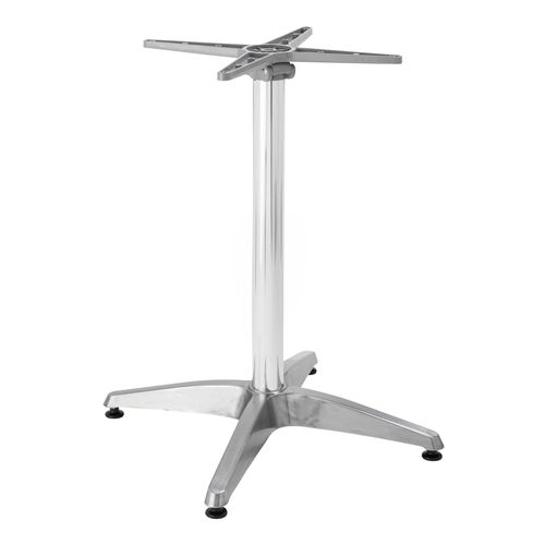 Pied De Table Avec Système Inclinable 72 Cm En Aluminium Gris Derby