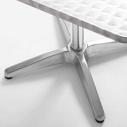 Pied De Table Avec Système Inclinable 72 Cm En Aluminium Gris Derby