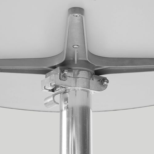 Table De Terrasse Inclinable Ronde En Aluminium