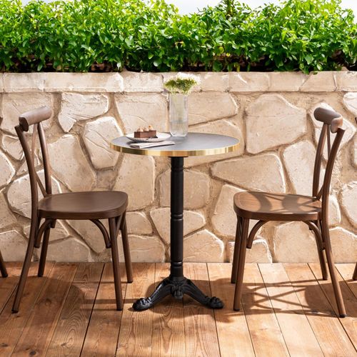 Pied De Table Avec Système Inclinable 72 Cm En Fonte Versailles Versailles