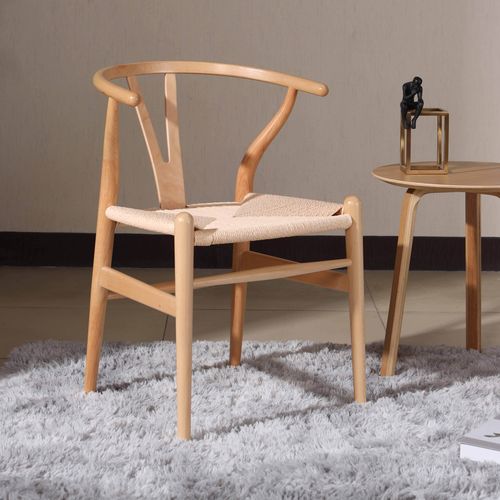 Lot De 2 Chaises Style Scandinave En Bois Massif