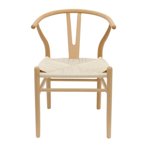 Lot De 2 Chaises Style Scandinave En Bois Massif