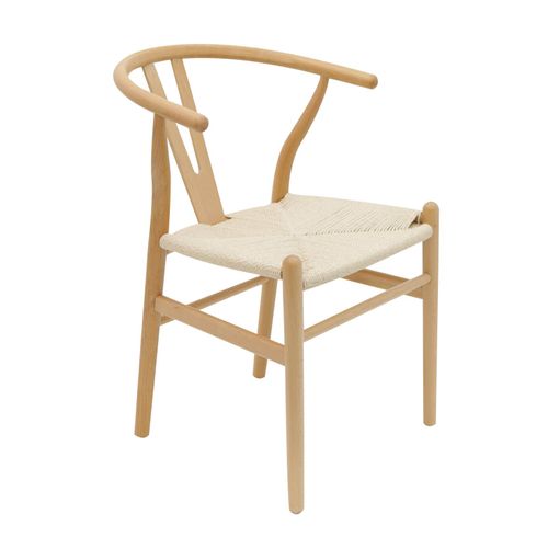 Lot De 2 Chaises Style Scandinave En Bois Massif