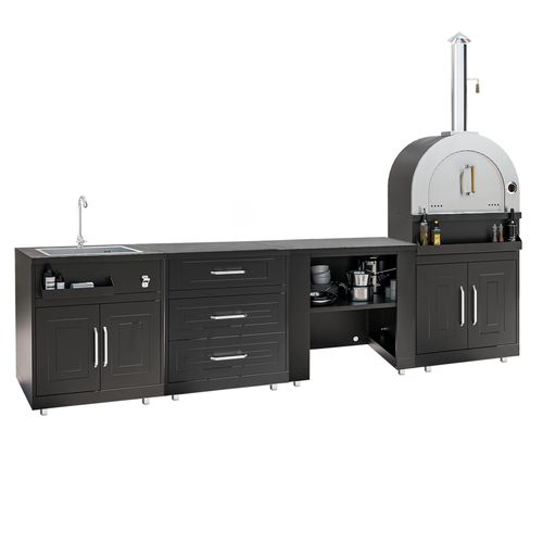 Cuisine D'extérieur 4 Éléments Avec Four à Pizza Memphis