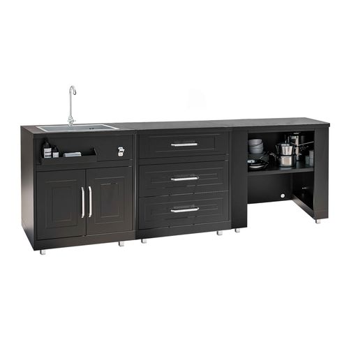 Cuisine D'extérieur 3 Éléments Avec Évier Memphis