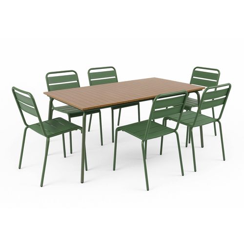 Table De Jardin Rectangulaire 160 X 90 Cm En Acier