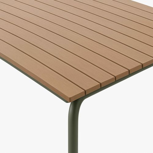 Table De Jardin Rectangulaire 160 X 90 Cm En Acier