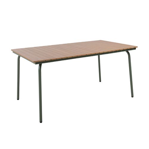 Table De Jardin Rectangulaire 160 X 90 Cm En Acier